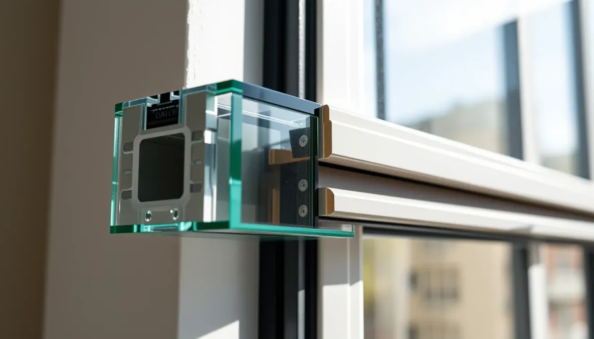 Coupe transversale d'un châssis de fenêtre montrant l'installation d'un double vitrage avec la profondeur de feuillure